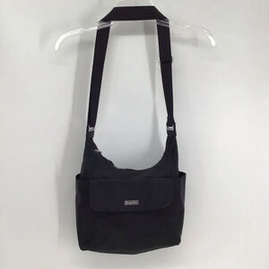 Baggallini Women’s Nylon Travel Crossbody Casual Vacation Everyday Black